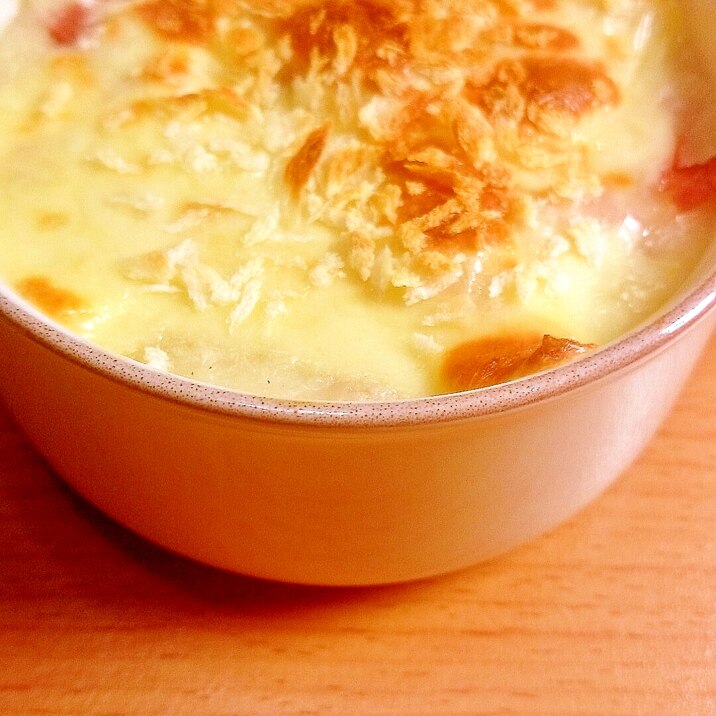 あっさり美味しい☆長芋とベーコンのグラタン